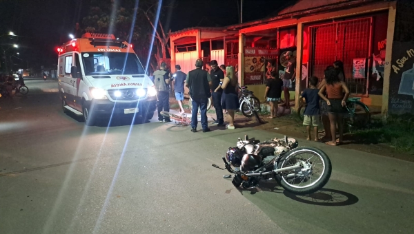 Acidente fatal deixa ciclista morto e motociclista ferido no Taquari, em Rio Branco